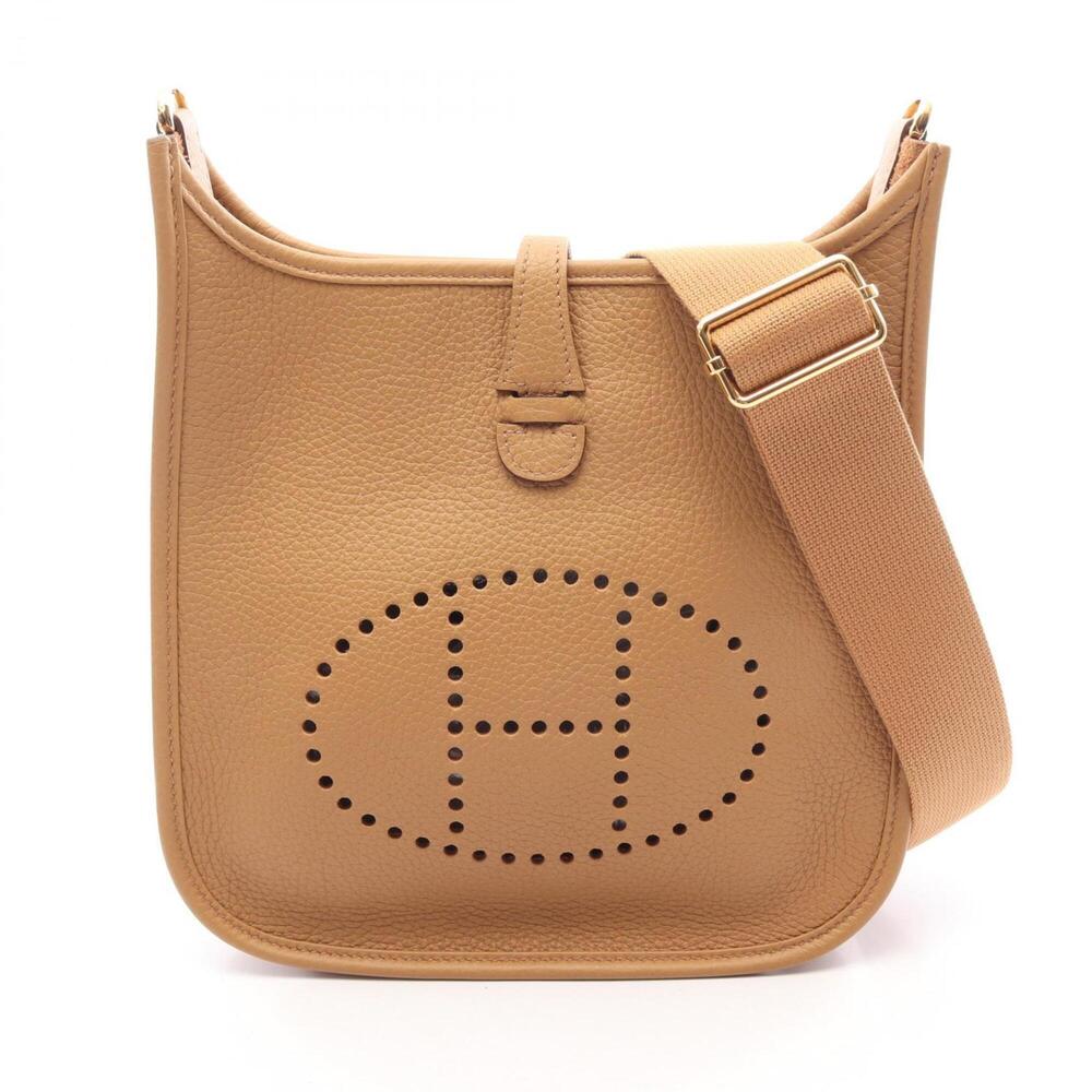 Hermes Evelyne 3 23 Biscuit Shoulder Bag/Handbag, Taurillon Clemence Leather,...